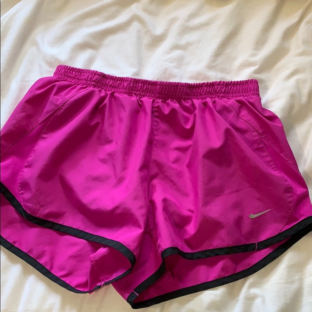Purple nike shorts